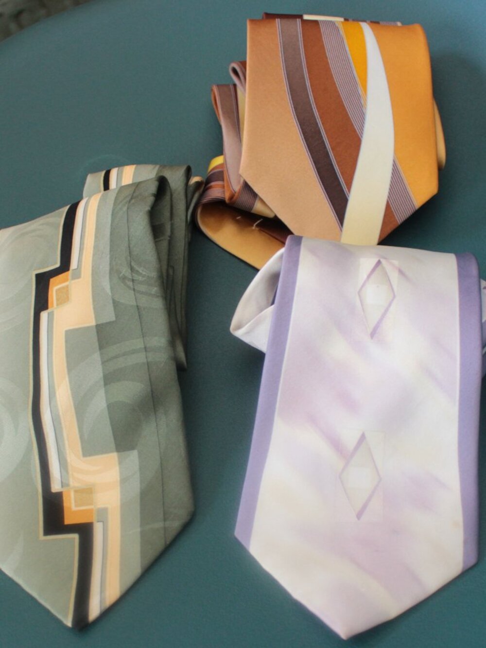 Vintage silk ties set of 3
